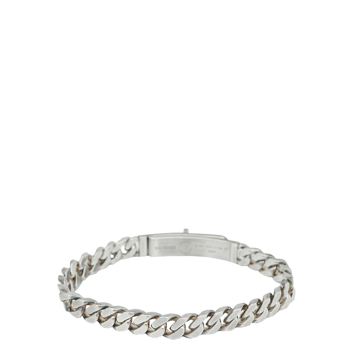 Hermes Silver Kelly Gourmette Very Small Model Bracelet-Hermes-THE CLOSET