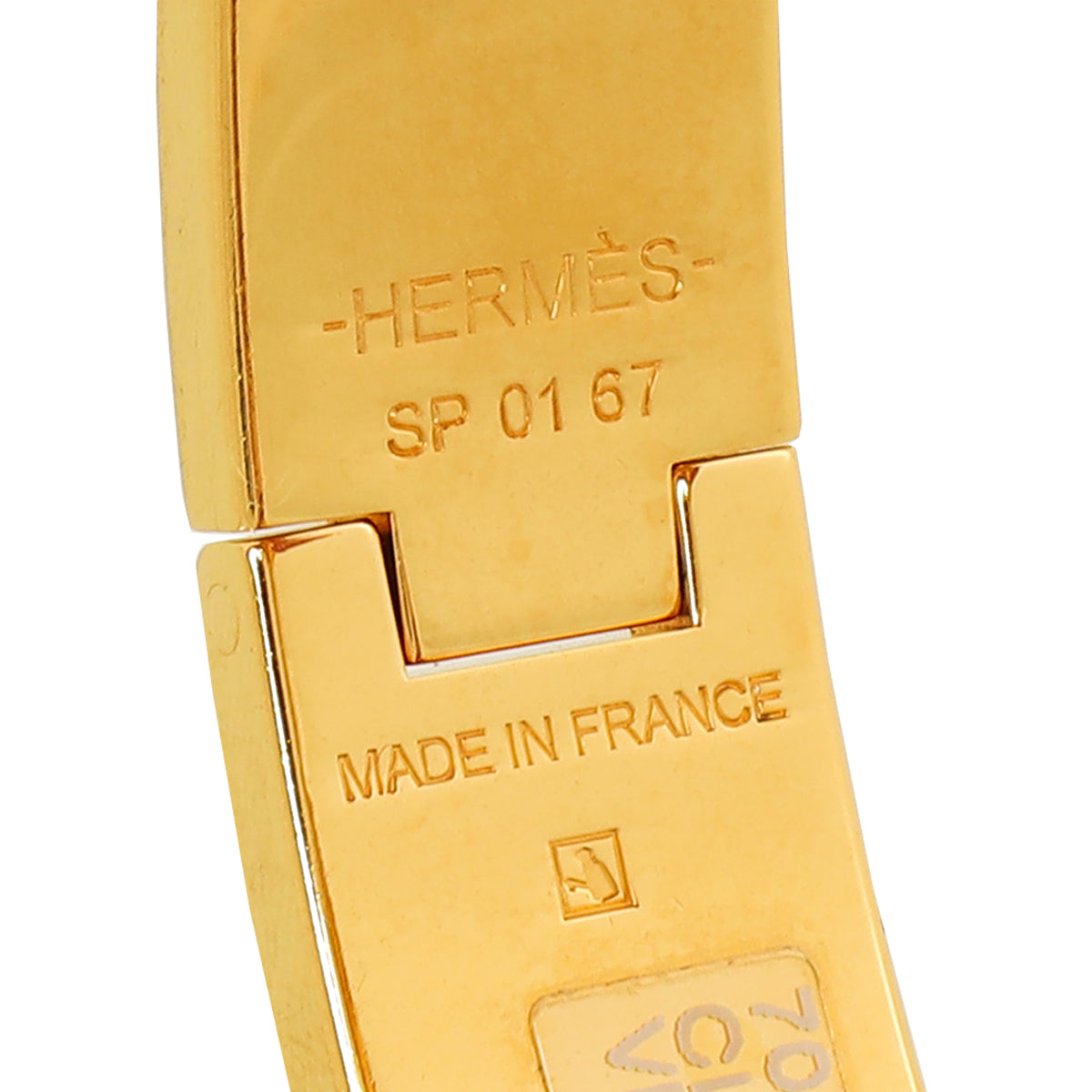 Hermes Vert Moderne Clic H Bracelet