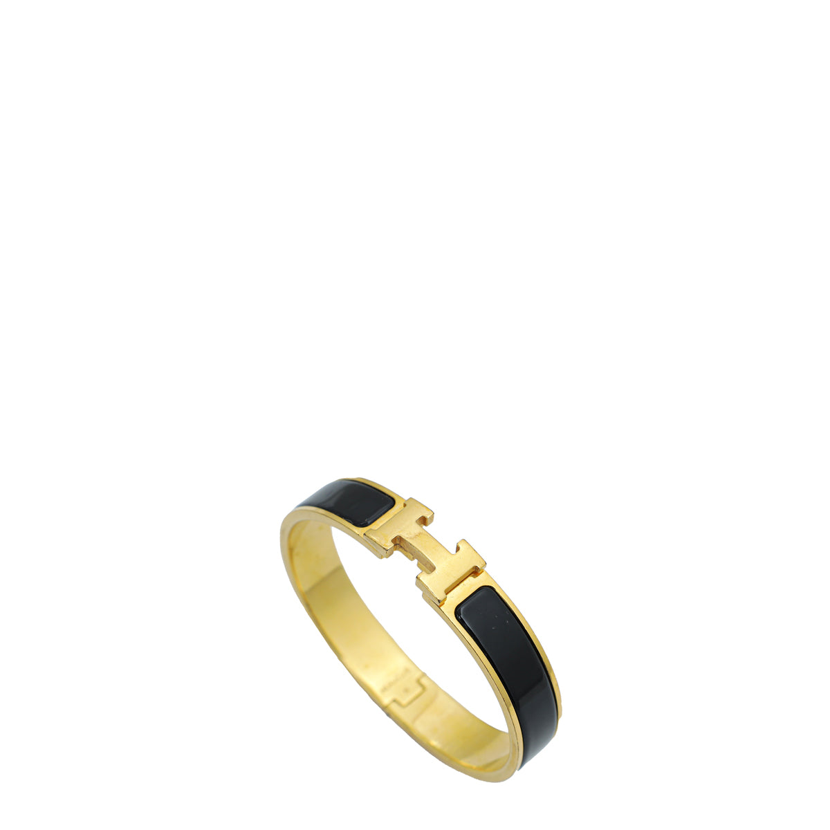 Hermes Noir Clic H Bracelet-Hermes-THE CLOSET