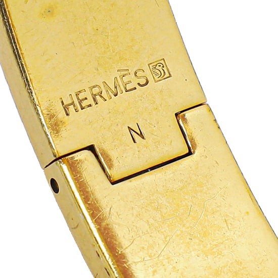 Hermes Noir Clic H Bracelet