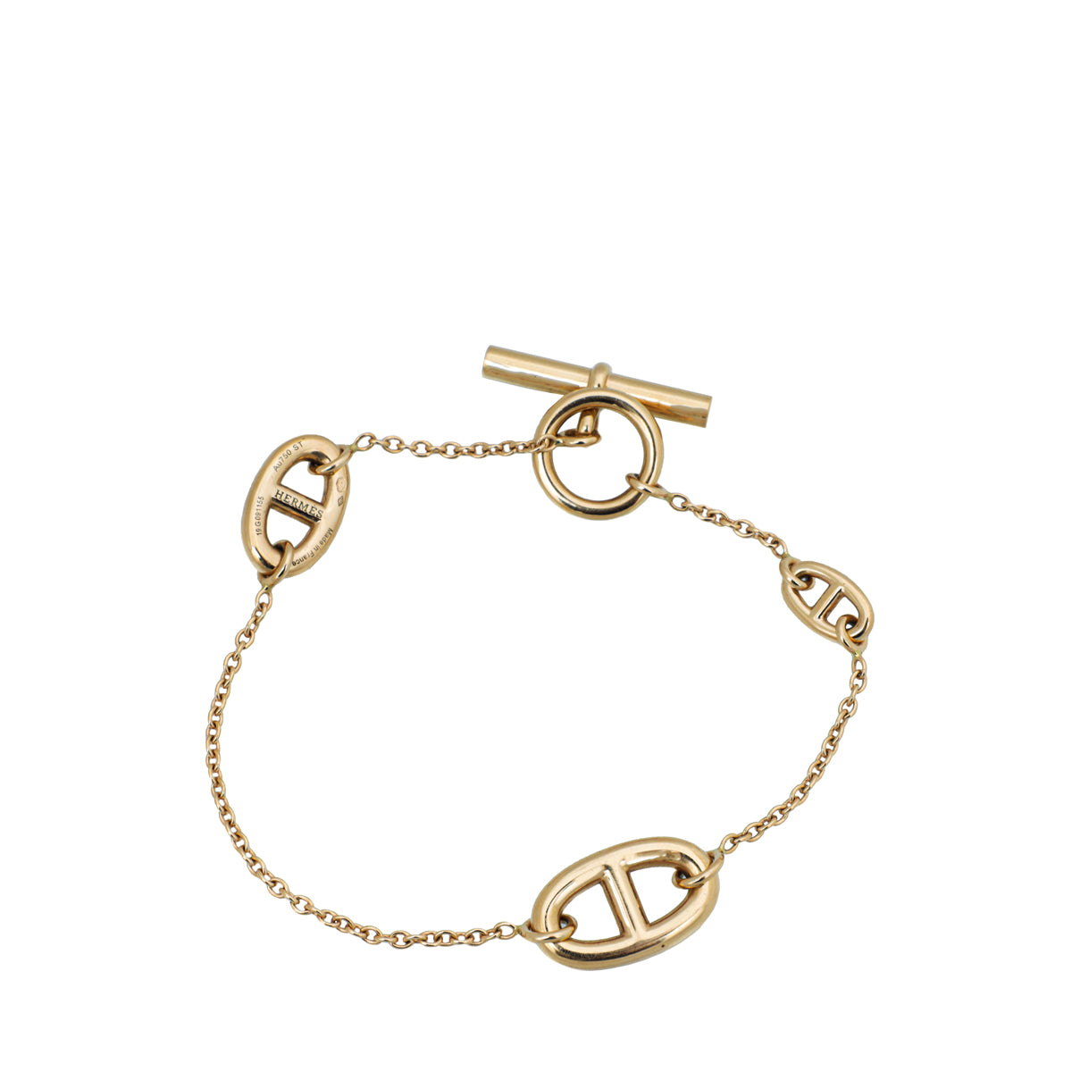 Hermes 18K Rose Gold Farandole Small Bracelet-Hermes-THE CLOSET