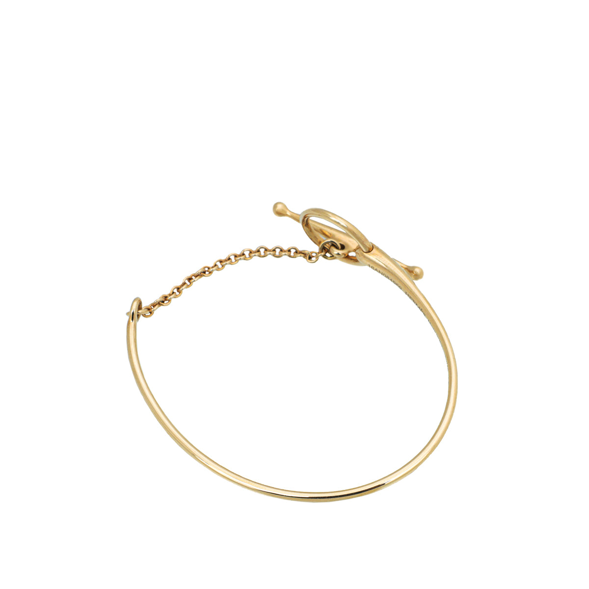Hermes 18K Rose Gold Filet d'Or Bracelet