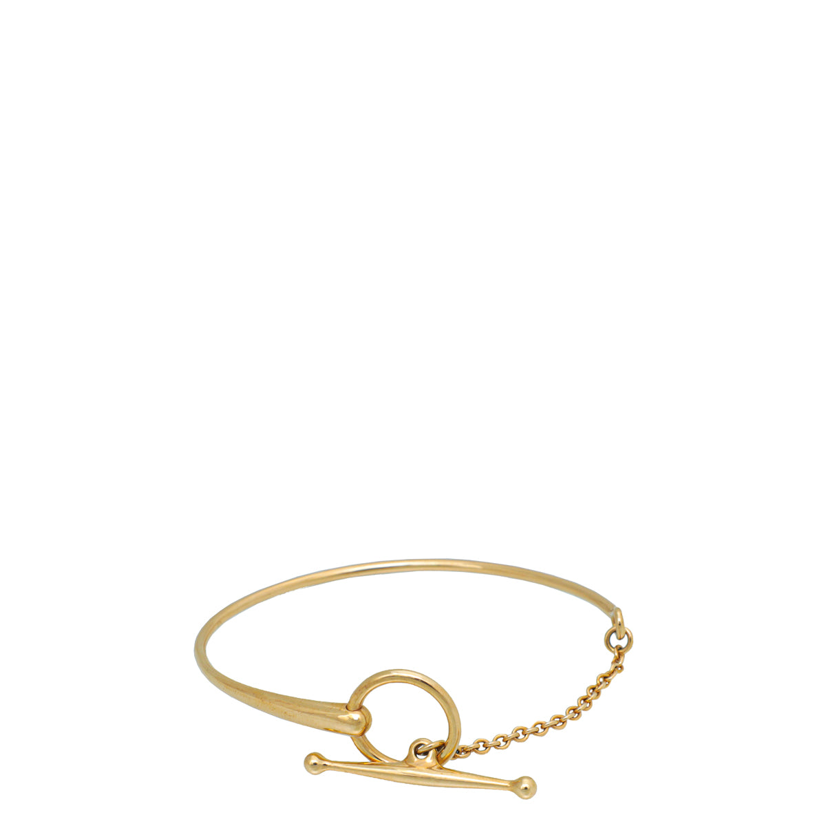 Hermes 18K Rose Gold Filet d'Or Bracelet