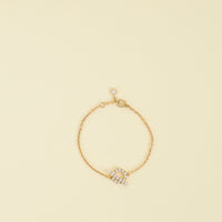 Hermes 18K Rose Gold Finesse Diamond Bracelet