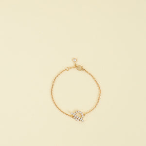 Hermes 18K Rose Gold Finesse Diamond Bracelet