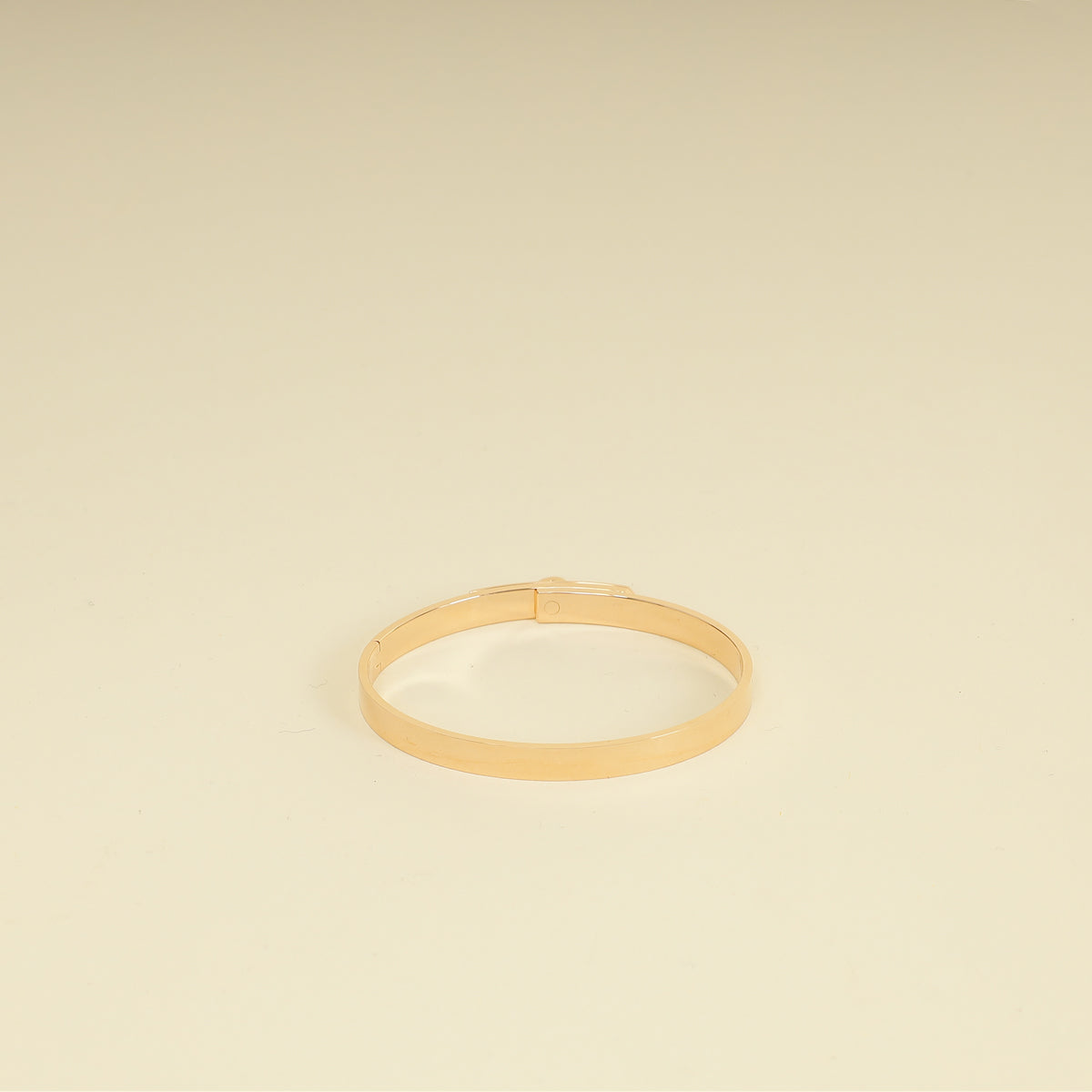 Hermes 18K Rose Gold 61 Diamond Kelly Bracelet-Hermes-THE CLOSET