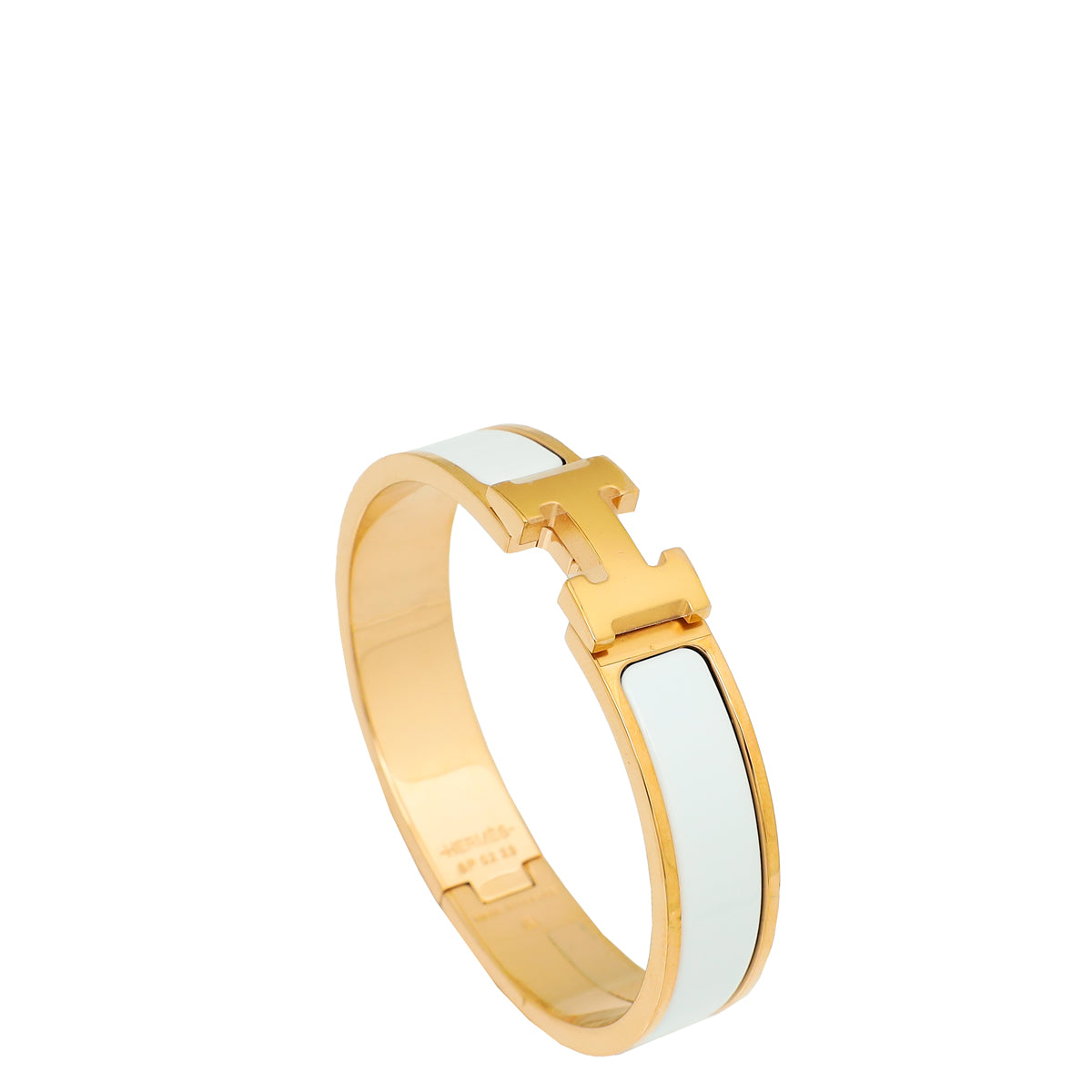 Hermes Blanc Clic H PM Bracelet-Hermes-THE CLOSET