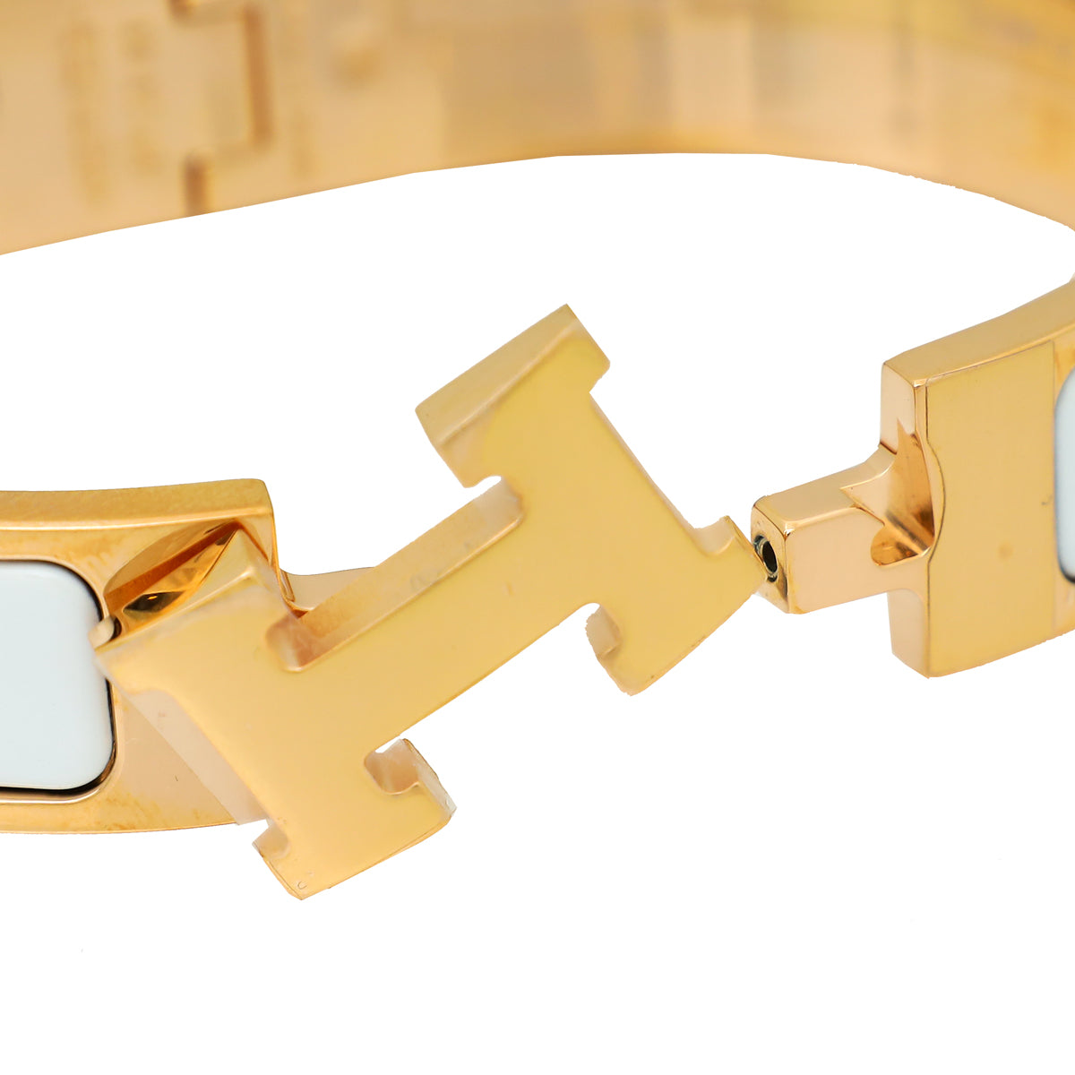 Hermes Blanc Clic H PM Bracelet