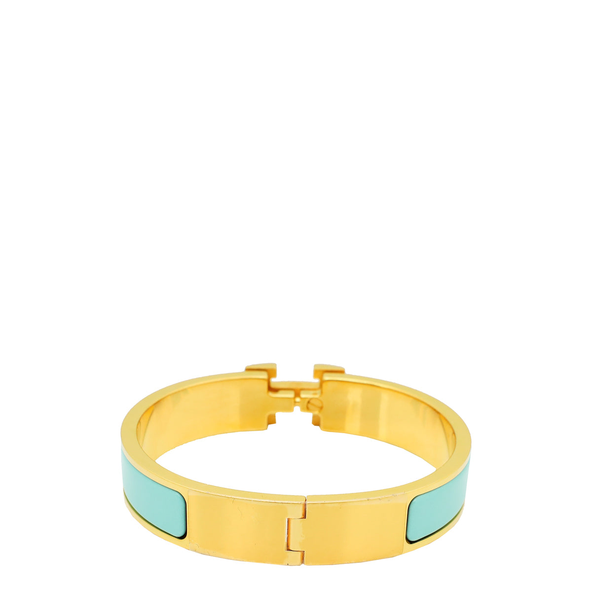 Hermes Turquoise Clic H Bracelet