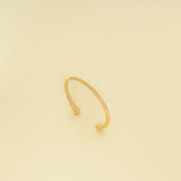 Hermes 18K Rose Gold Clou De Forge Bangle Bracelet