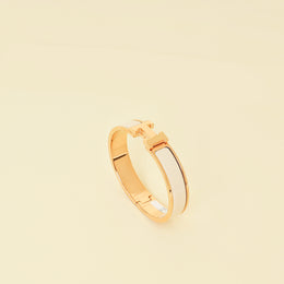 Hermes Cream Clic H PM Bracelet