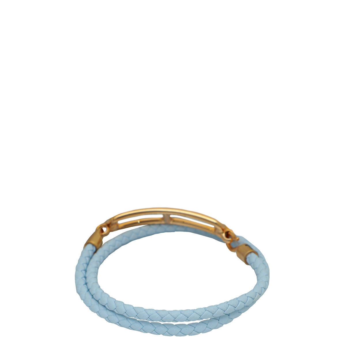 Hermes 18K Rose Gold Roulis Double Tour Swift Bracelet-Hermes-THE CLOSET