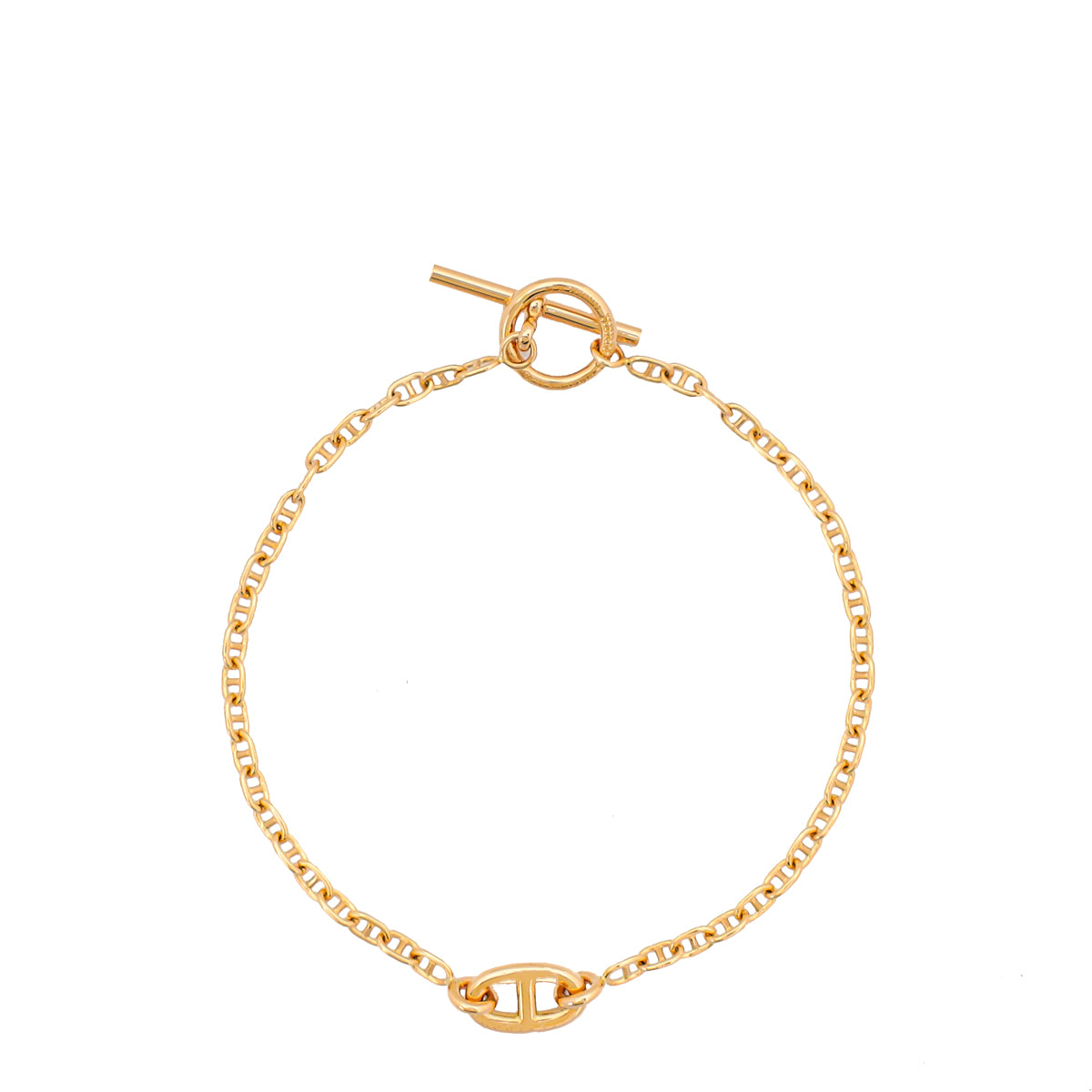 Hermes 18K Rose Gold Farandole Very Small Model Bracelet