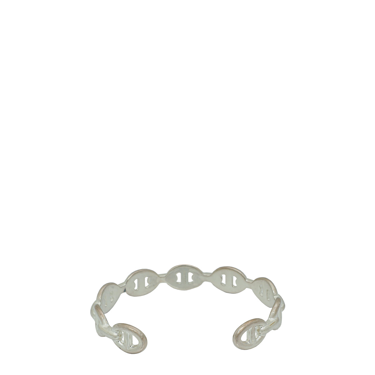 Hermes Silver Chaine d'ancre Enchainee Medium Model Bracelet-Hermes-THE CLOSET