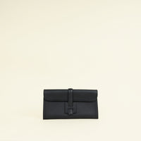 Hermes Noir Jige Elan Clutch 29