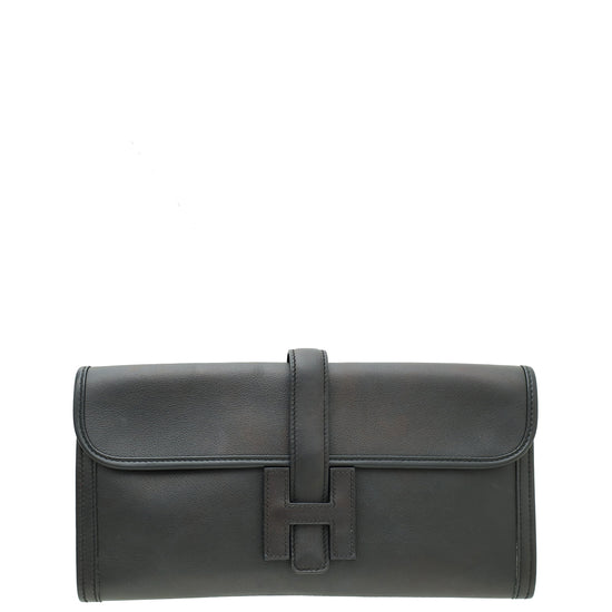 Hermes Noir Jige Elan 29 Clutch