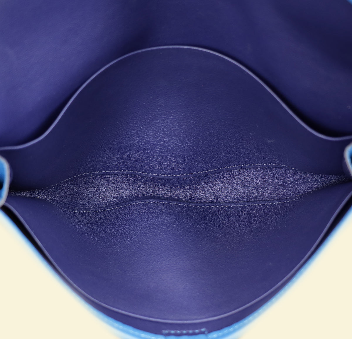 Hermes Bicolor Jige Duo Clutch-Hermes-THE CLOSET