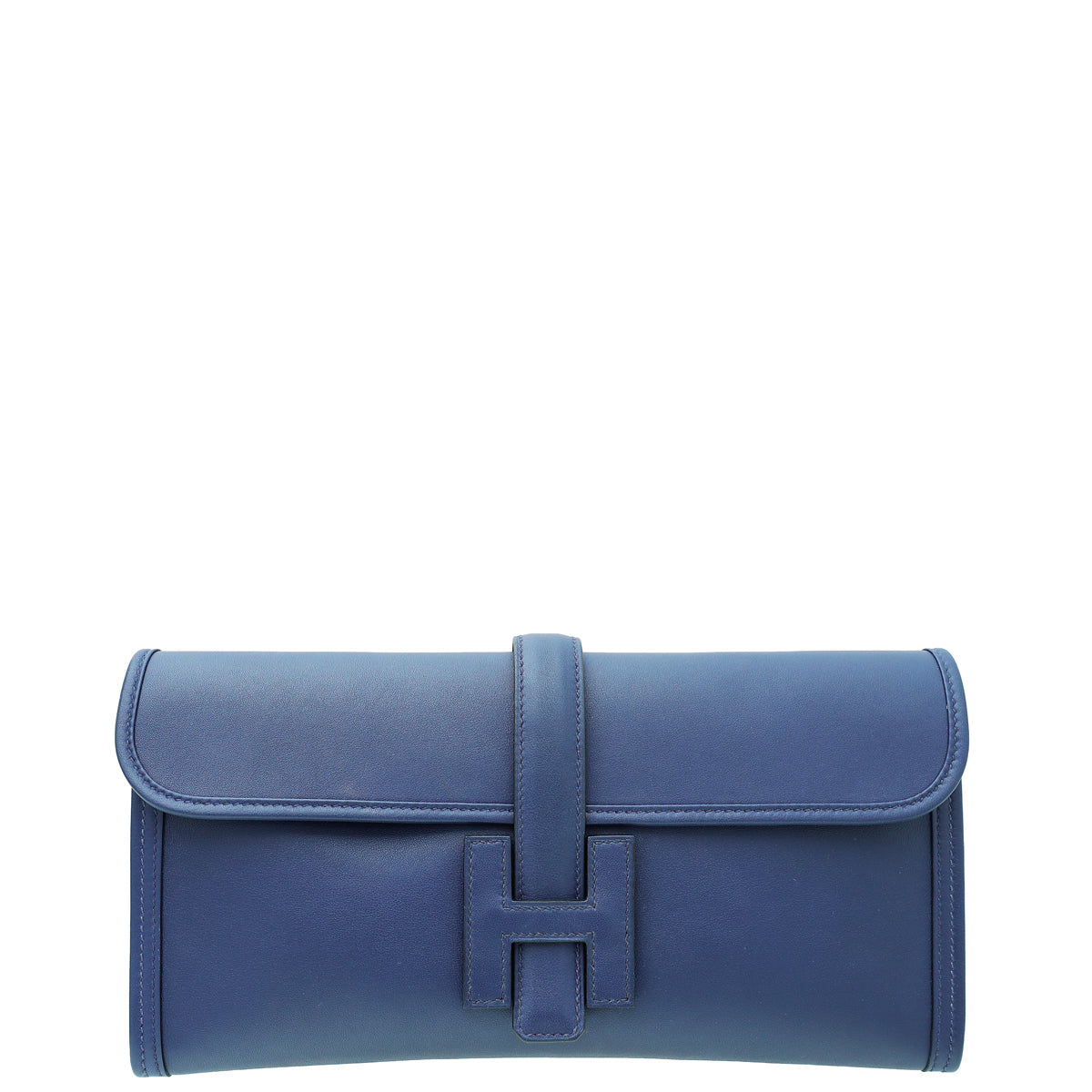 Hermes Bleu Saphir Jige Elan 29 Swift Clutch-Hermes-THE CLOSET