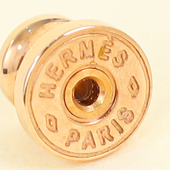 Hermes Fuchsia Mini Pop H Earrings