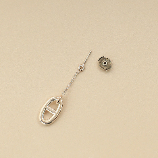 Hermes Silver Farandole Earrings, Medium Model-Hermes-THE CLOSET