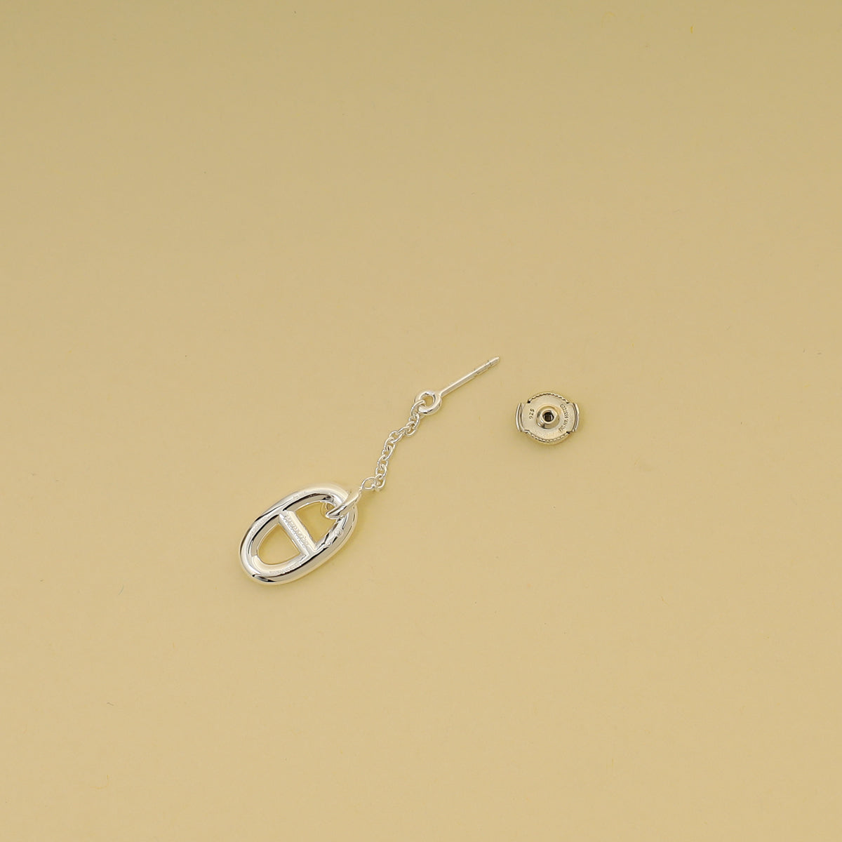 Hermes Sterling Silver Medium Model Farandole Earrings-Hermes-THE CLOSET