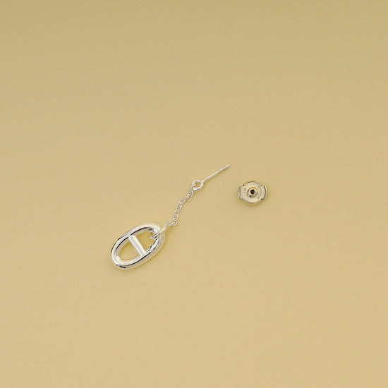 Hermes Sterling Silver Medium Model Farandole Earrings-Hermes-THE CLOSET