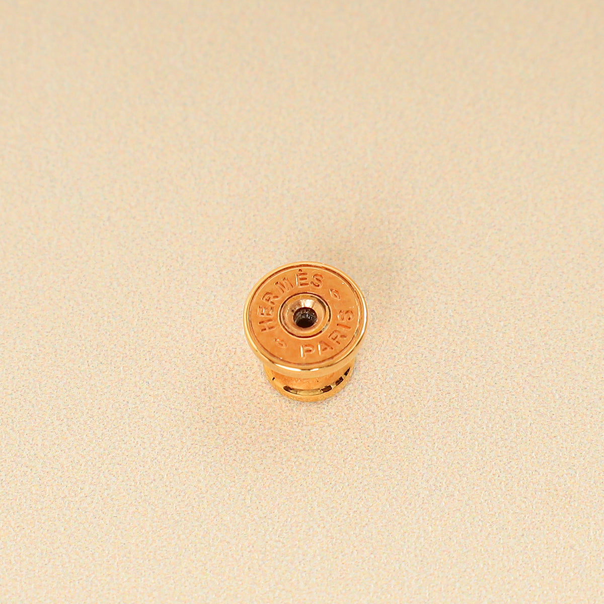 Hermes Orange Mini Pop H Earrings-Hermes-THE CLOSET