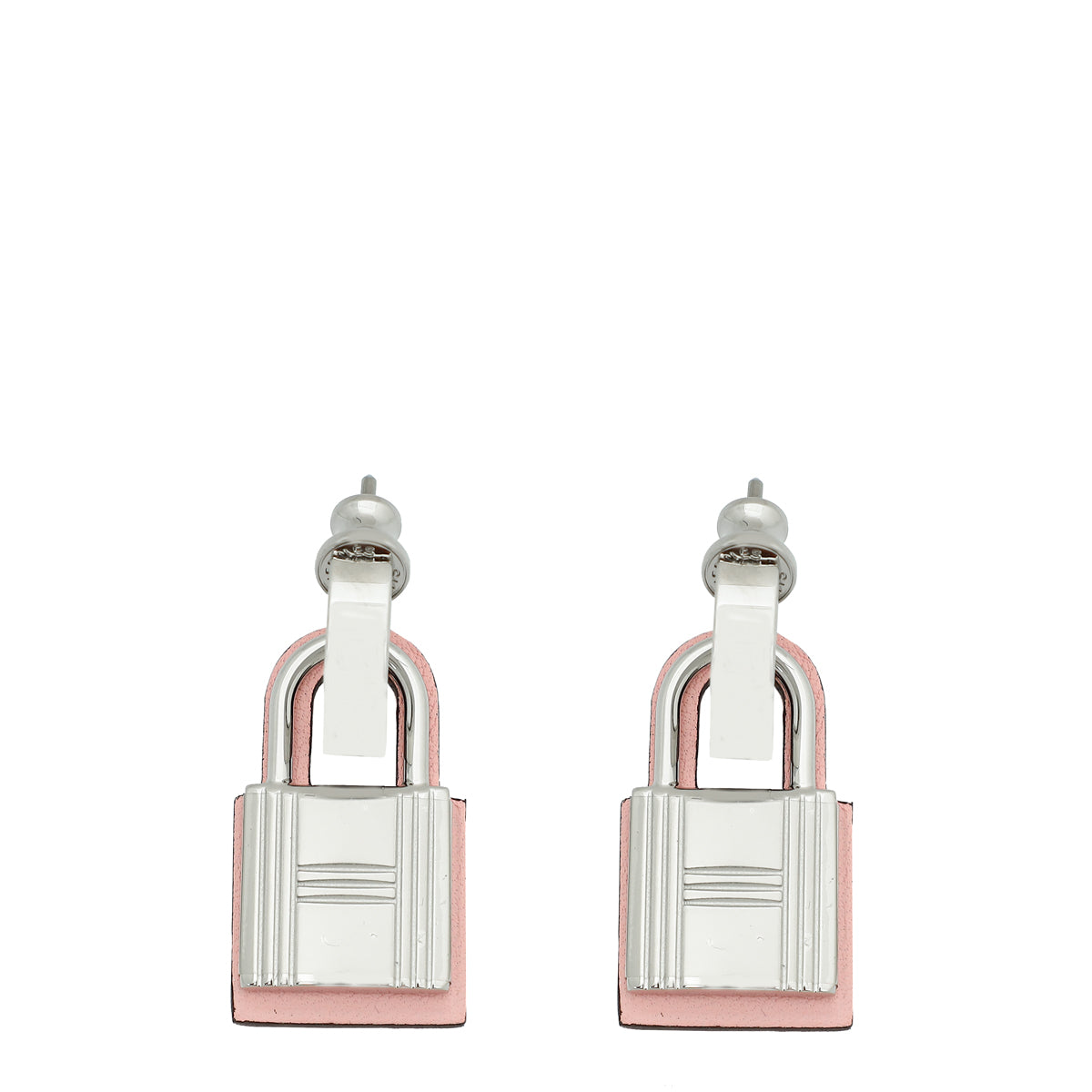 Hermes Rose Confetti O'Kelly Earrings-Hermes-THE CLOSET
