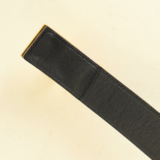 Hermes Noir Soya Gloves WITH Kelly Glove Clip