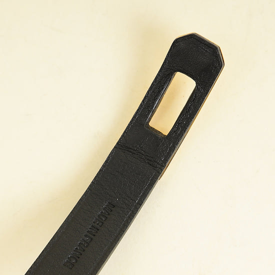 Hermes Noir Soya Gloves WITH Kelly Glove Clip