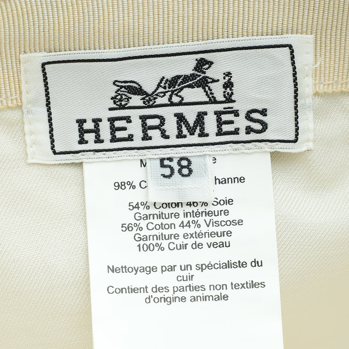 Hermes Bicolor Tess Kelly Plein Air Cap