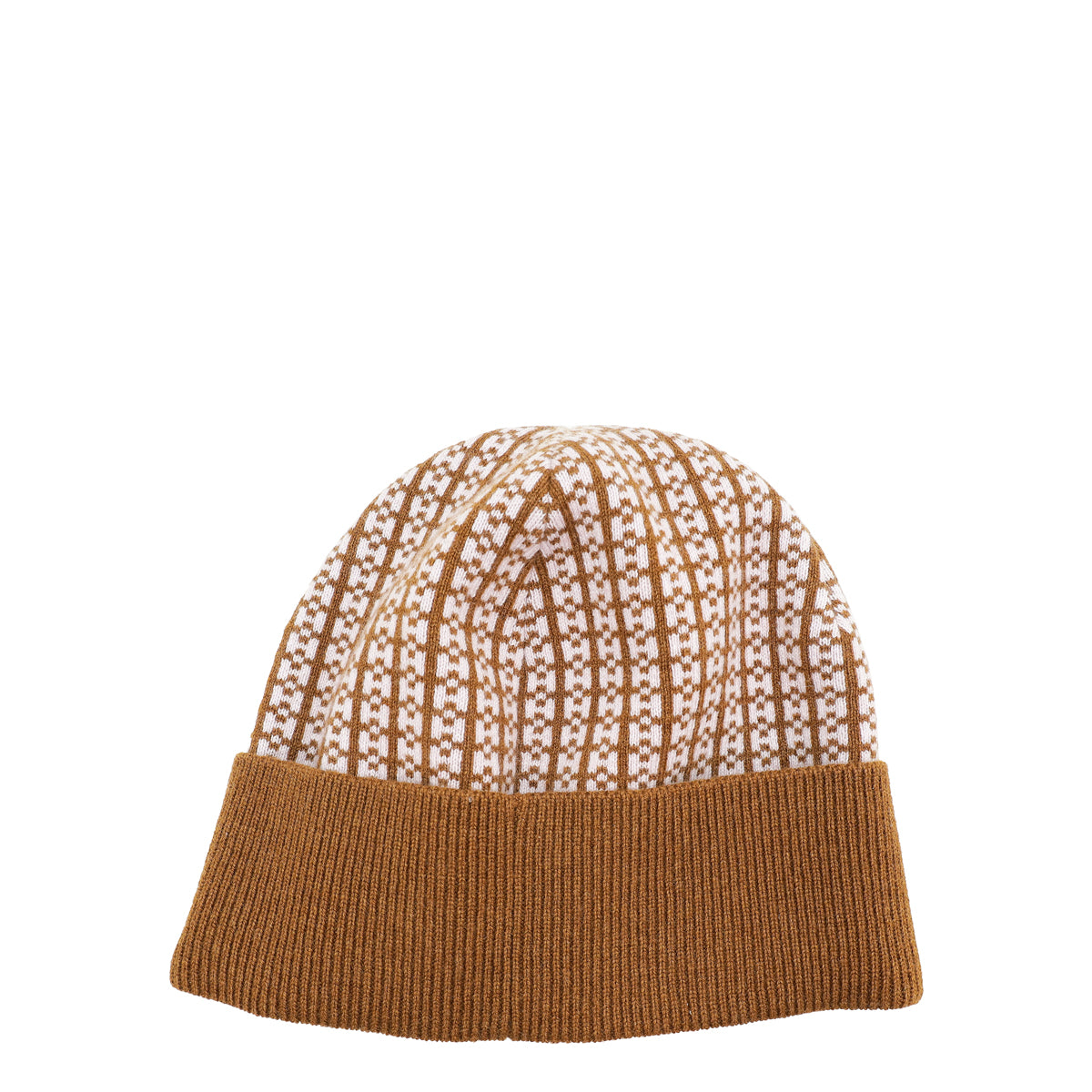 Hermes Bicolor Hope Beanie Knit Jacquard Cashmere Medium with "Jacquard d'H" Motif-Hermes-THE CLOSET