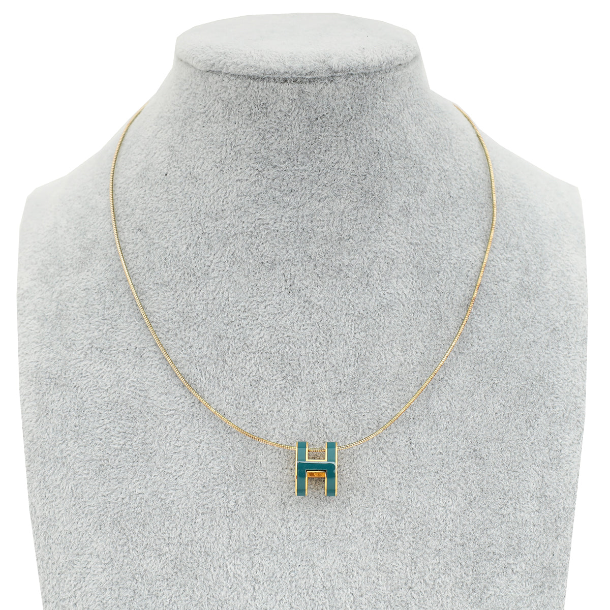 Hermes Gold Pop H Necklace-Hermes-THE CLOSET