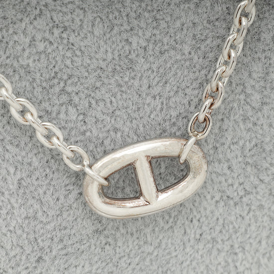 Hermes Silver Farandole Long Necklace