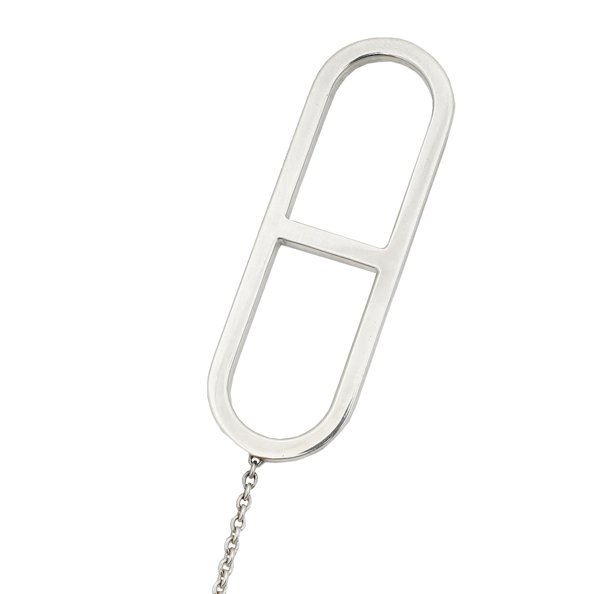 Hermes Silver Ever Chaine d'Ancre Long Lariat Necklace-Hermes-THE CLOSET