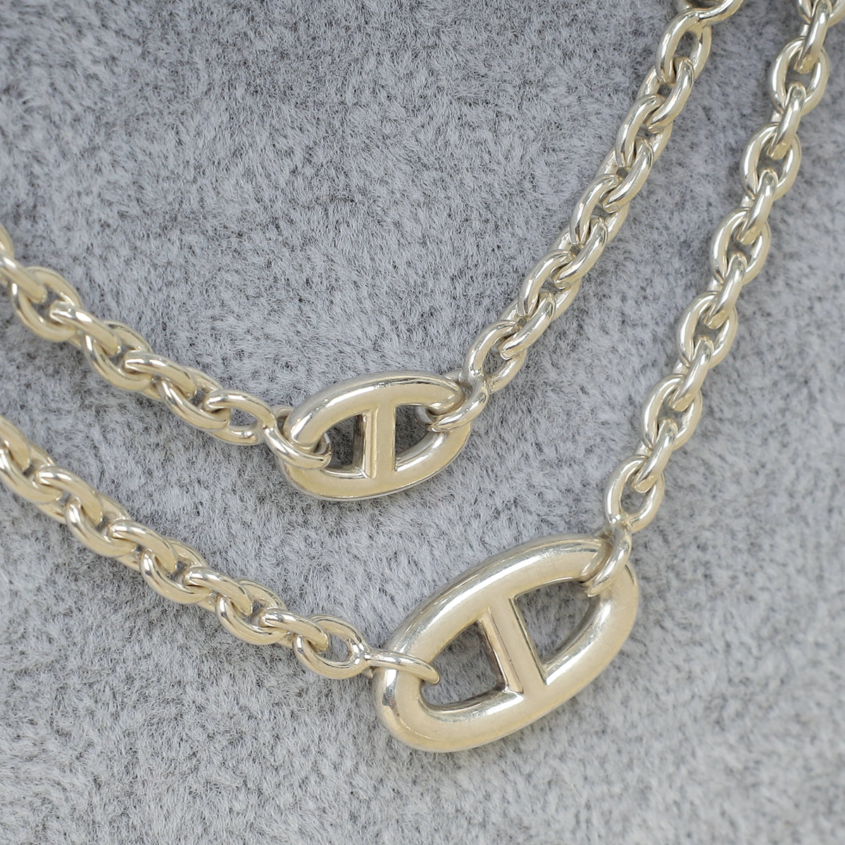 Hermes Silver Farandole Long Necklace