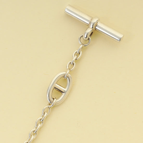 Hermes Silver Farandole Long Necklace