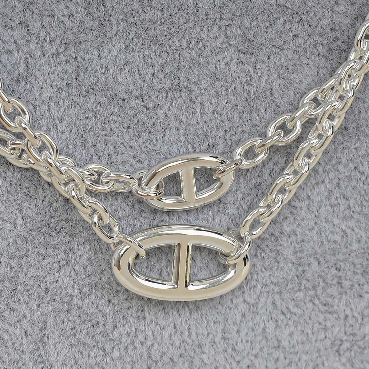 Hermes Sterling Silver Farandole 120 Necklace-Hermes-THE CLOSET