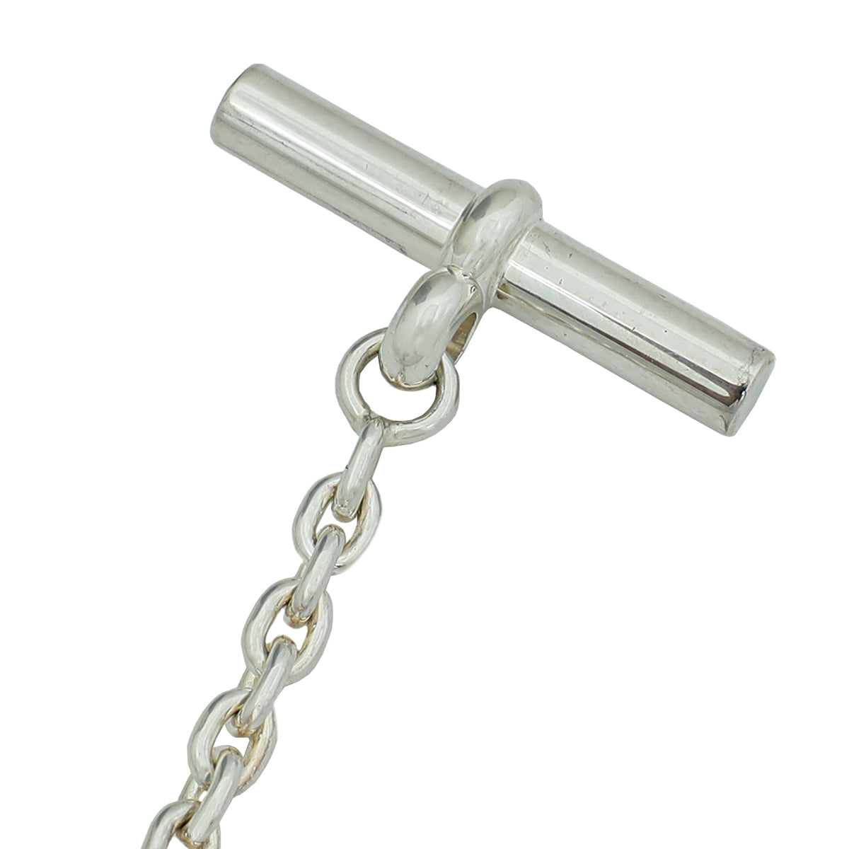 Hermes Silver Farandole Long Necklace 80-Hermes-THE CLOSET