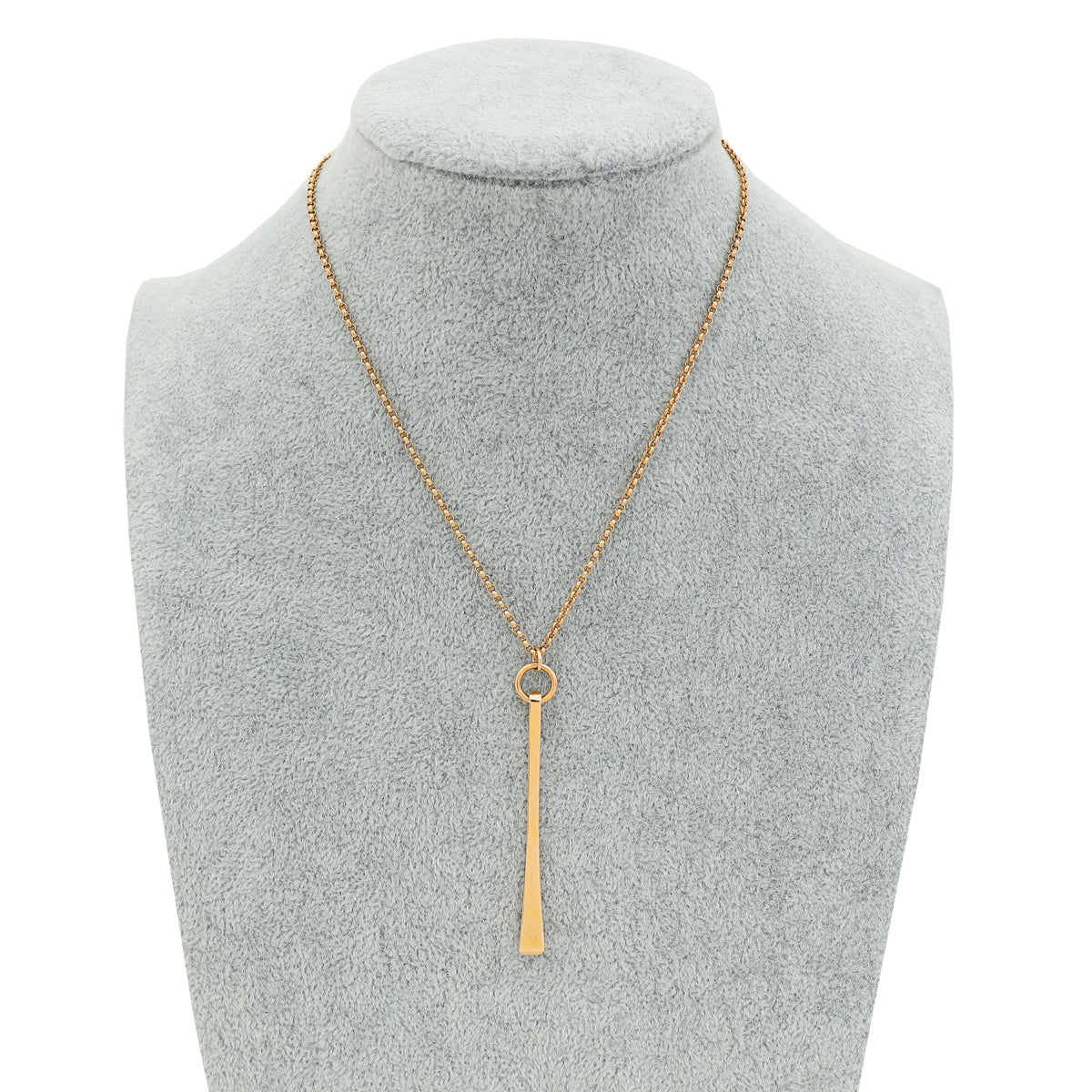 Hermes 18K Rose Gold Clou de Forge Pendant Necklace-Hermes-THE CLOSET
