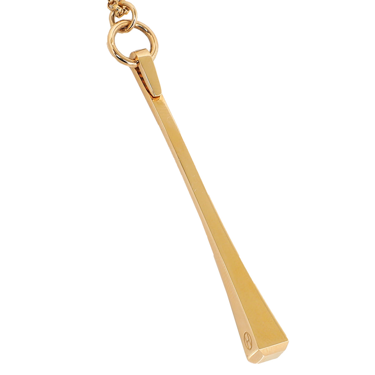 Hermes 18K Rose Gold Clou de Forge Pendant Necklace-Hermes-THE CLOSET