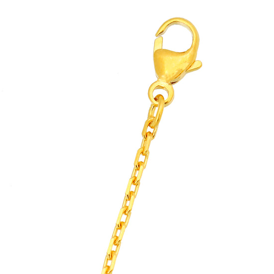 Hermes Vert Lacquered Mini Pop H Pendant Necklace