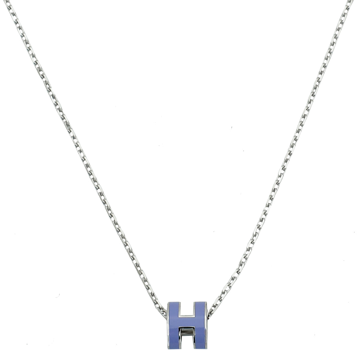 Hermes Lilas Mini Pop H Pendant Necklace-Hermes-THE CLOSET