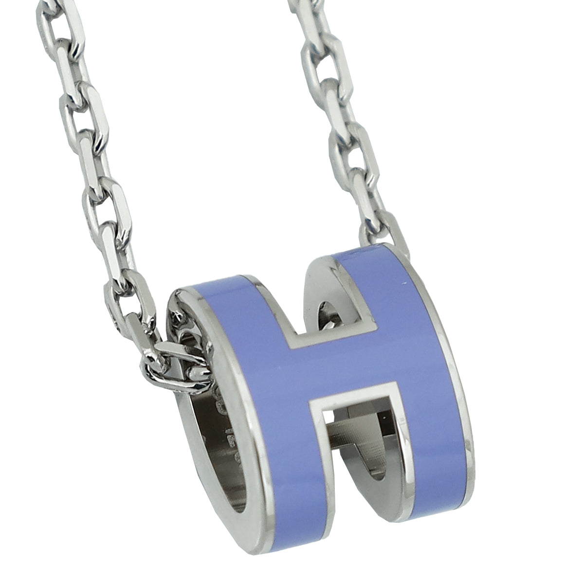 Hermes Lilas Mini Pop H Pendant Necklace-Hermes-THE CLOSET