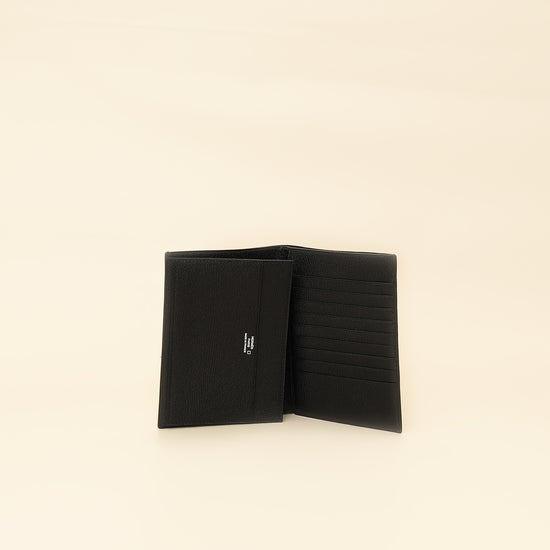 Hermes Noir Shiny Alligator Travel Wallet-Hermes-THE CLOSET
