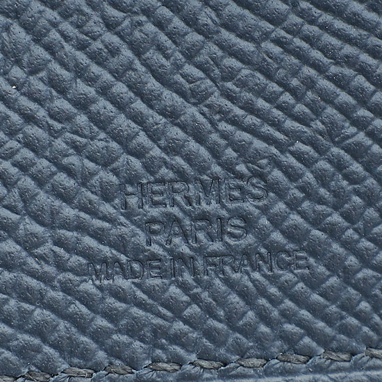 Load image into Gallery viewer, Hermes Bleu Minuit Tarmac Passport Holder
