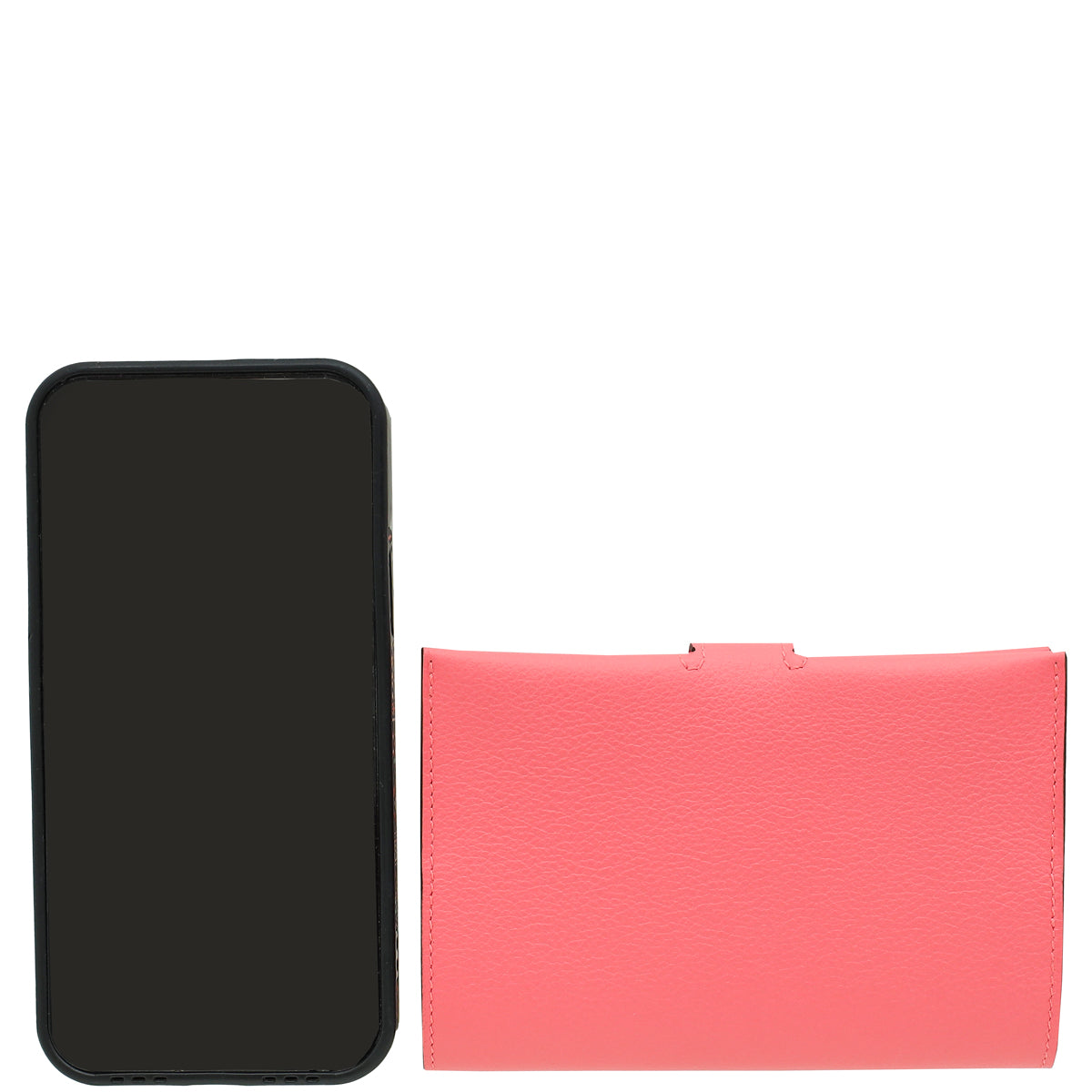 Hermes Rose Azalée Evercolor R.M.S Passport Holder-Hermes-THE CLOSET