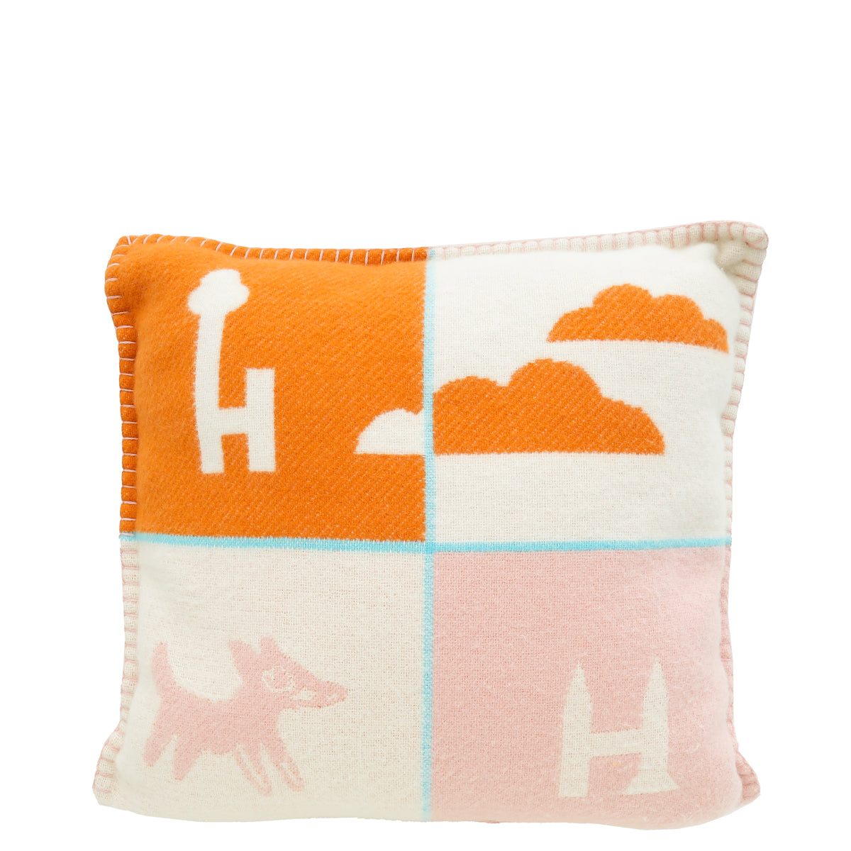 Hermes Bicolor Avalon Epopee Pillow-Hermes-THE CLOSET