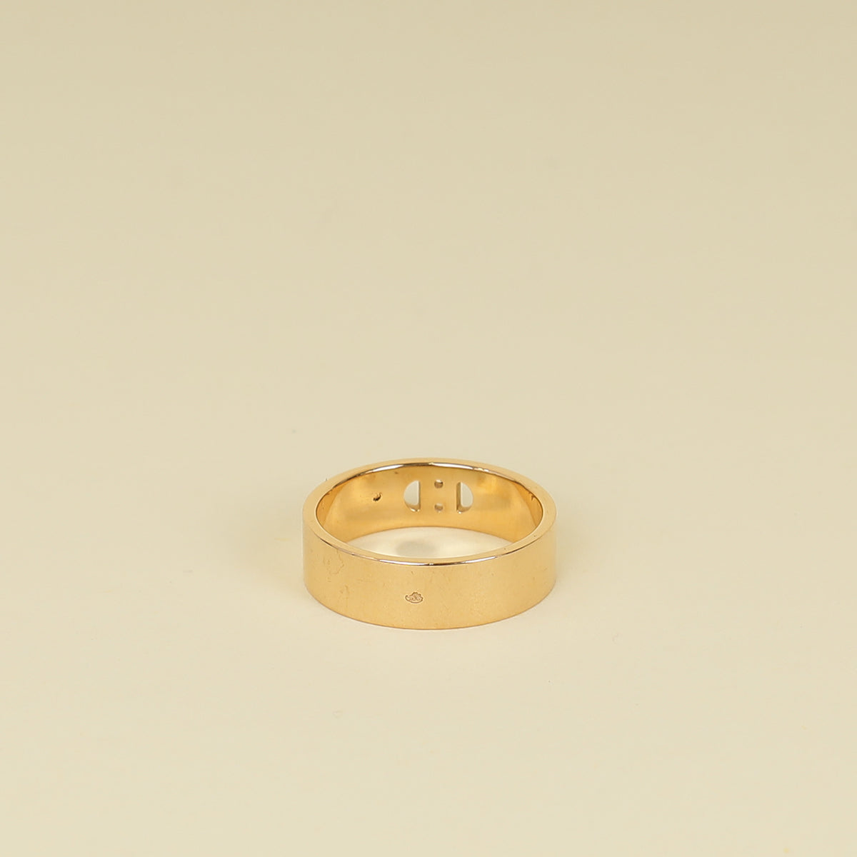 Hermes 18K Rose Gold H D'ancre Small Model Ring 53-Hermes-THE CLOSET