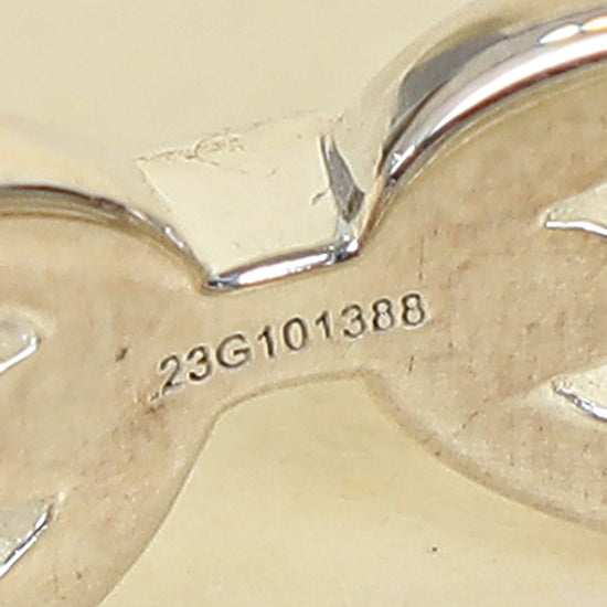 Hermes Silver Chaine d'ancre Enchainee Ring 55